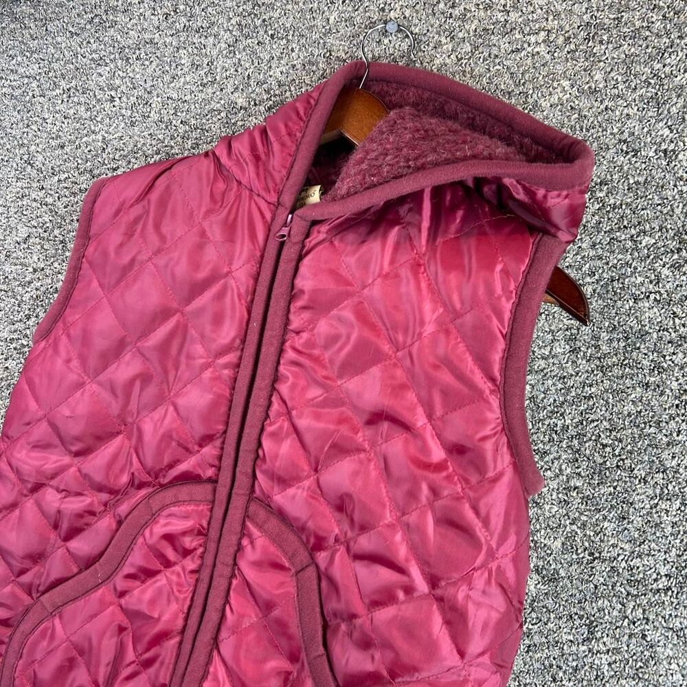 Unbranded Women's Burgundy and Pink Gilet - Picture 2 of 6